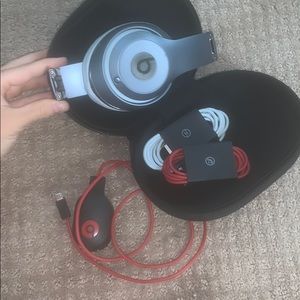 Grey Beats Studio headphones